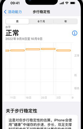 蒲县iPhone手机维修如何在iPhone开启'步行稳定性通知'