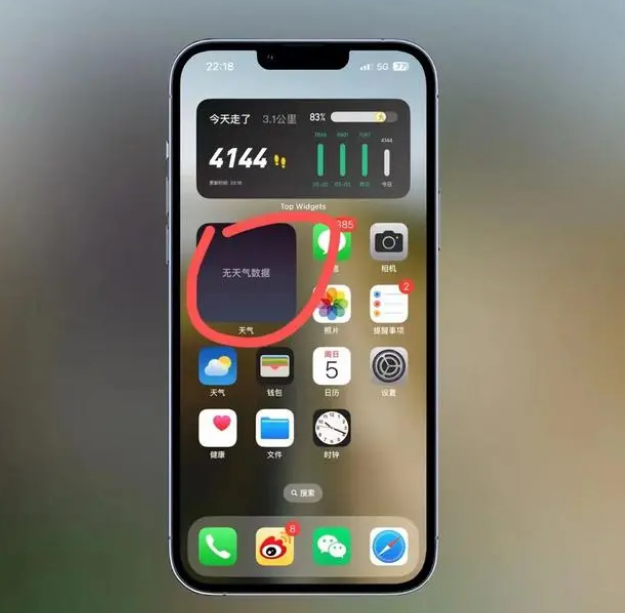 蒲县苹果手机维修分享:iOS16主屏幕天气小组件无法正常工作怎么办？ 