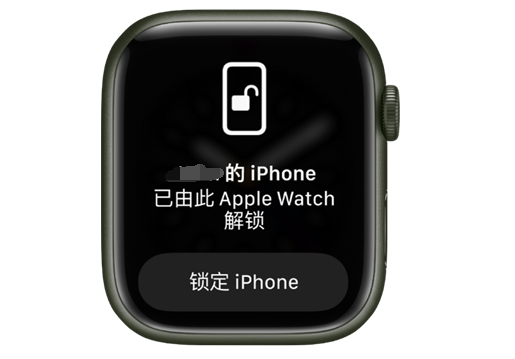 蒲县苹果手机维修分享用 AppleWatch 解锁配备面容 ID 的 iPhone方法 