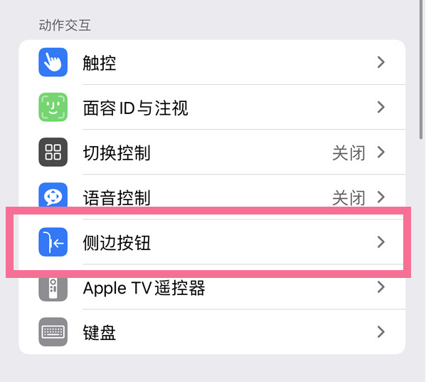 蒲县苹果14维修店分享iPhone14 Plus侧键双击下载功能关闭方法 