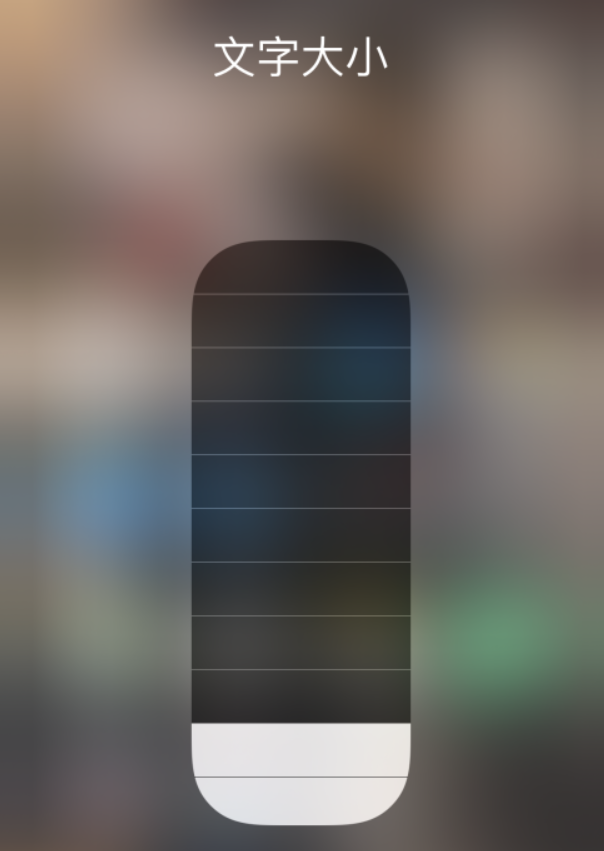 蒲县苹果手机维修分享小技巧：在 iPhone 控制中心快速调节字体大小 